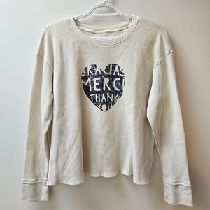 Anthropologie long sleeve shirt